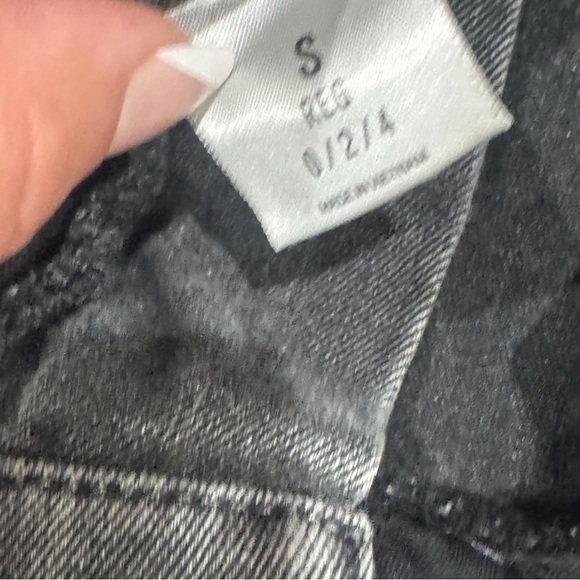 Express acid wash super high rise modern straight hyper stretch ❤️ - Picture 7 of 8